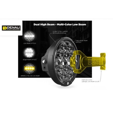 Kit de faro Ace-One con Denali Lighting HEADLIGHT 2024+ STREET GLIDE KM-ST-LT-25