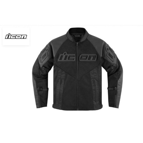chaqueta cuero icon mesh af