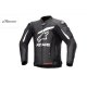 Chaqueta de cuero alpinestars GP Plus v4 negro-blanco
