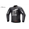Chaqueta de cuero alpinestars GP Plus v4 negro-blanco