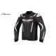 Chaqueta de cuero alpinestars GP Force Airflow v2 negro-blanco
