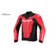 Chaqueta de cuero GP Force Airflow v2 rojo