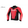 Chaqueta de cuero GP Force Airflow v2 rojo