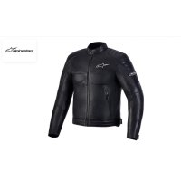 Chaqueta de cuero alpinestars Revern black