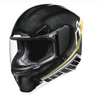 casco integral icon airframe pro carbon hyperstrike gold (Entrada y entrega enero 2027)