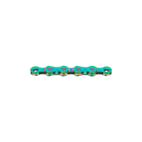 cadena 12 velocidades kmc aurora green 126 eslabones