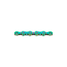 cadena 12 velocidades kmc aurora green 126 eslabones
