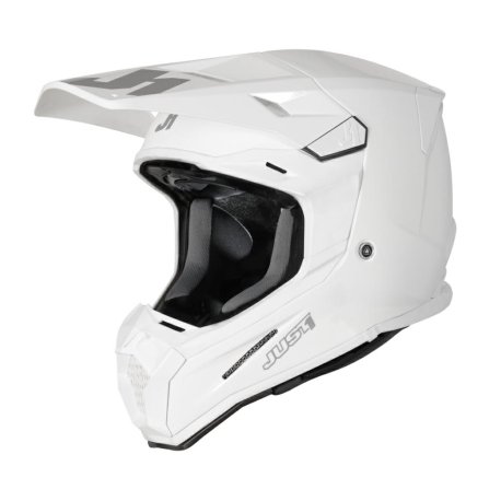Casco cross JUST1 J22-F SOLID WHITE GLOSS 22.06