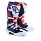 Botas alpinestars tech7 purple-blue-fluor red