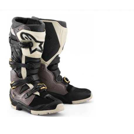Botas alpinestars tech 7 enduro drystar black-gold