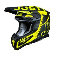 casco cross just1 j22-f falcon titanium black fluor yelow