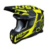 casco cross just1 j22-f falcon titanium black fluor yelow