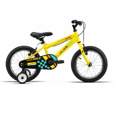 Bicicleta infantil 16" jl-wenti amarillo mate modelo race 2027