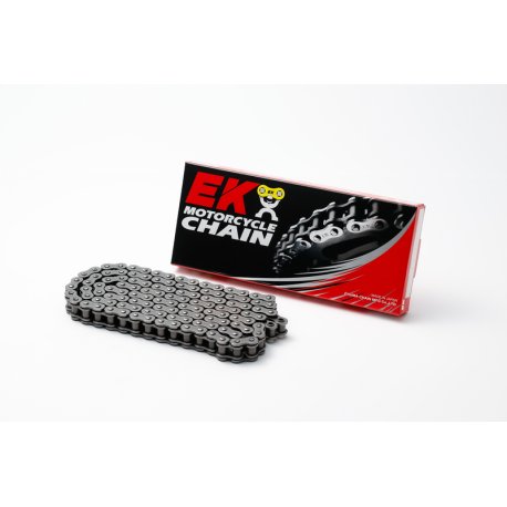 Cadena de transmisión EK CHAIN 428 ZVX - Retenes QX-Ring - Cierre tipo clip 120 eslabones