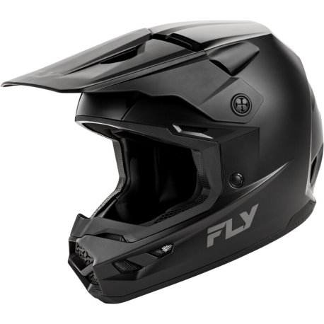 Casco FLY RACING Kinetic Solid Negro mate