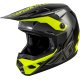 Casco FLY RACING Kinetic Crest gris-amarillo