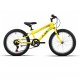 bicicleta infantil jl-wenti "20" amarillo 5 velocidades race 2027