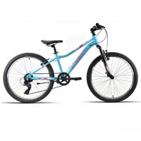 Bicicleta "24" suspension celeste 1*7 shimano 2027
