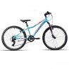 Bicicleta "24" suspension celeste 1*7 shimano 2027