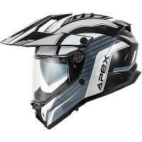 Casco APEX AT300 Everest gris/blanco/negro