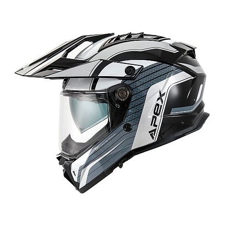 Casco APEX AT300 Everest gris/blanco/negro