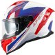 casco apex FI200 Madrid blanco/rojo/azul
