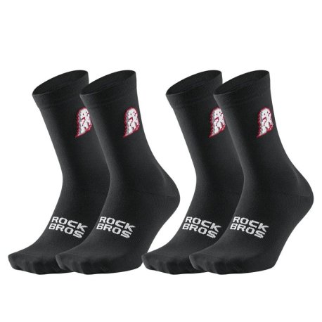 Rockbros Pack 2 Pares calcetines Transpirables negro