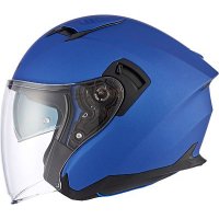 Casco APEX JI200 azul metalizado mate