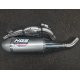 Sistema de escape completo HGS 4T Honda CRF450R 21- Tapa de acero gris