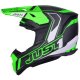 casco cross just1 J22 Carbono verde fluor BRILLANTE 22.06