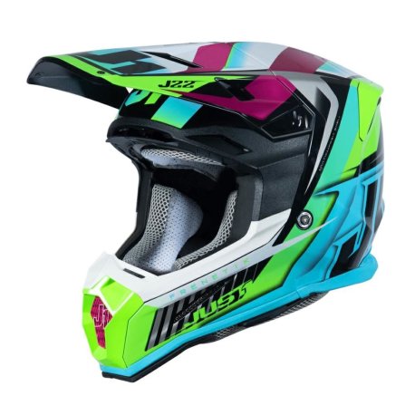 Casco cross just1 J22-F frenetik neon fluor-lima 22.06