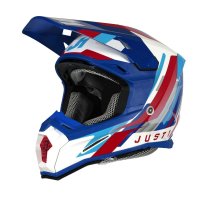 casco cross JUST1 J22-F Performance rojo-blanco-azul 22.06