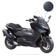 Black friday KIT DE CARENADO PARA YAMAHA T-MAX 560 2022-2024 GRIS OSCURO METALIZADO MATE
