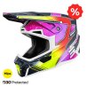 black friday casco SHOT Lite Racing Blue Neon Yellow Pearly 2026