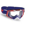BLACK FRIDAY Gafas Cross PROGRIP 3309 Rapid Rojo/Blanco/Azul Lente Transparente PZ3309TR-147