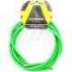 Funda cable acero laminado Ø5 Verde 2m