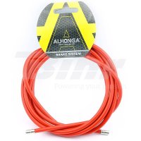 Funda cable acero laminado Ø5 Rojo 2m