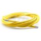 Funda cable acero laminado Ø5 amarillo 2m