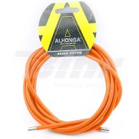 Funda cable acero laminado ø5 naranja 2m