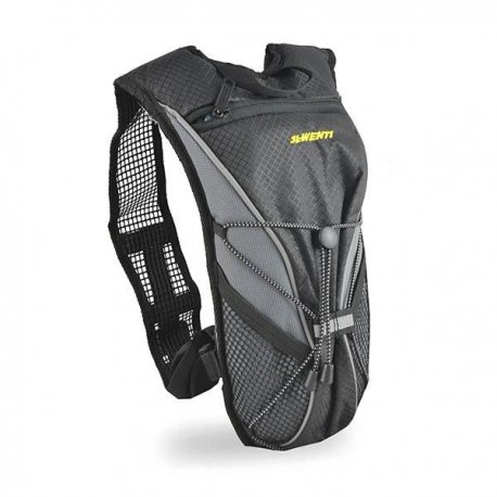 MOCHILA HIDRATACION "JL-WENTI" NEGRO/GRIS 2 LITROS 300 X 170MM