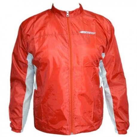 CHUBASQUERO IMPERMEABLE CICLISMO "JL-WENTI" EN COLOR ROJO