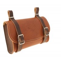 Bolsa bajo sillin, piel sintetica, marron