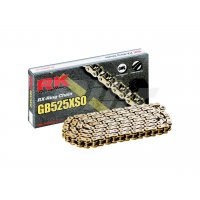 Cadena RK GB525XSO con 60 eslabones oro