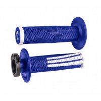 Puños odi emig pro v2 lock-on azul/blanco