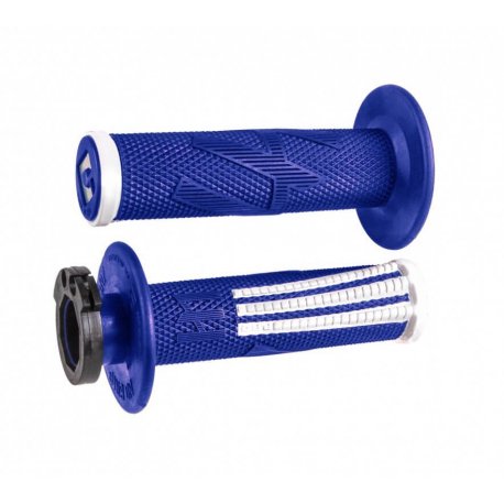 Puños ODI Emig Pro V2 Lock-On Azul/Blanco