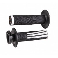 Puños ODI Emig Pro V2 Lock-On Negro/Blanco