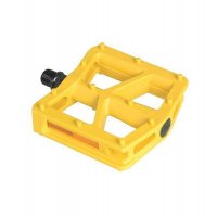 PEDALES BMX NYLON AMARILLO 9/16" 110X100MM UNION