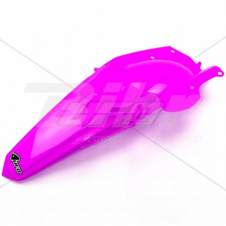 Guardabarros trasero UFO Yamaha rosa fluor