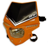 Careta UFO homologada Stealth naranja