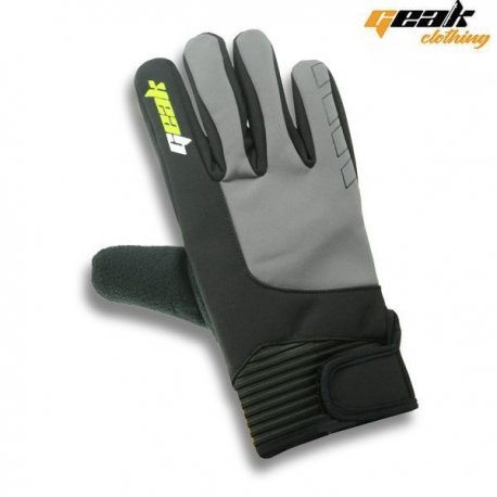 GUANTES LARGOS GEAK "INVIERNO" NEGRO/GRIS "THERMAL"